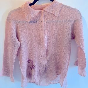 Marks & Spencer | Lightweight Blush Blouse